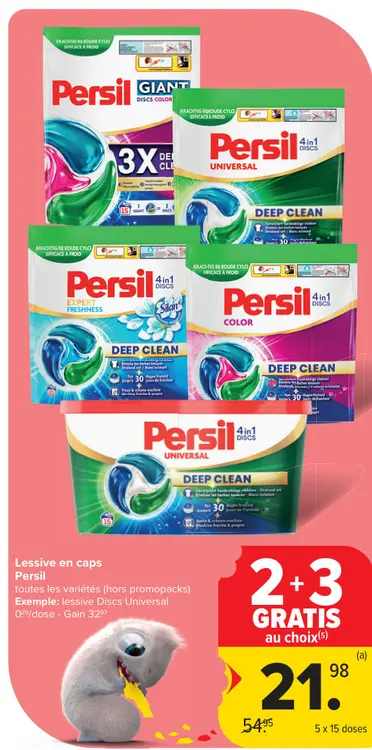 Offre: Lessive en caps