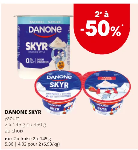 Offre: SKYR yaourt