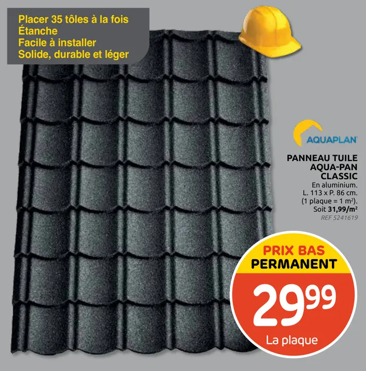Offre: Panneau tuile aqua-pan classic