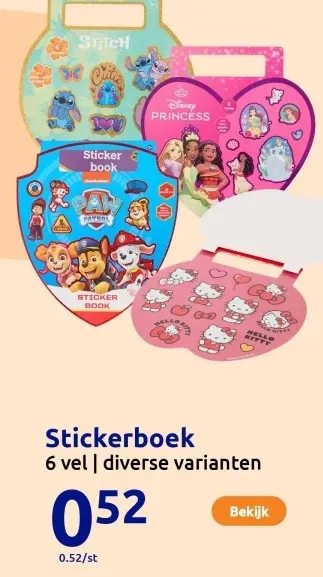 Aanbieding: Stickerboek