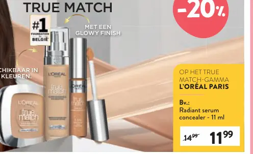Promotie: Radiant serum concealer