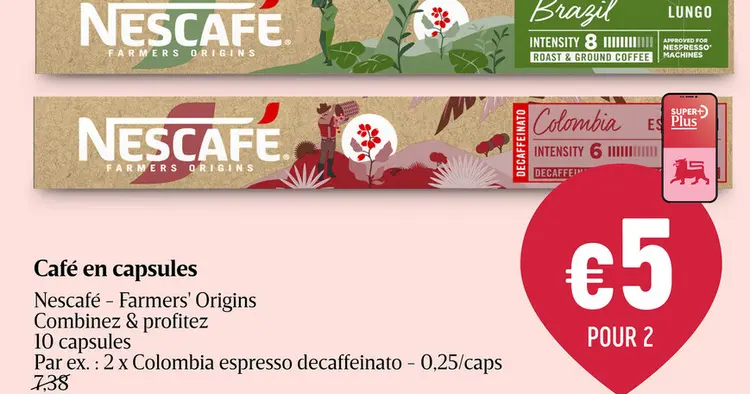 Offre: Café en capsules