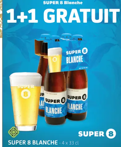 Offre: SUPER 8 Blanche