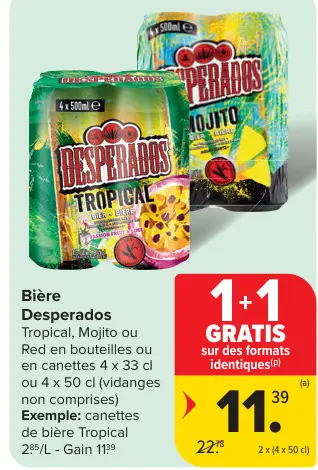 Offre: Bière Desperados