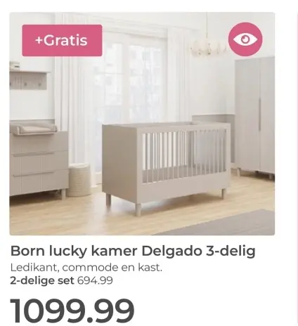 Aanbieding: Born lucky kamer