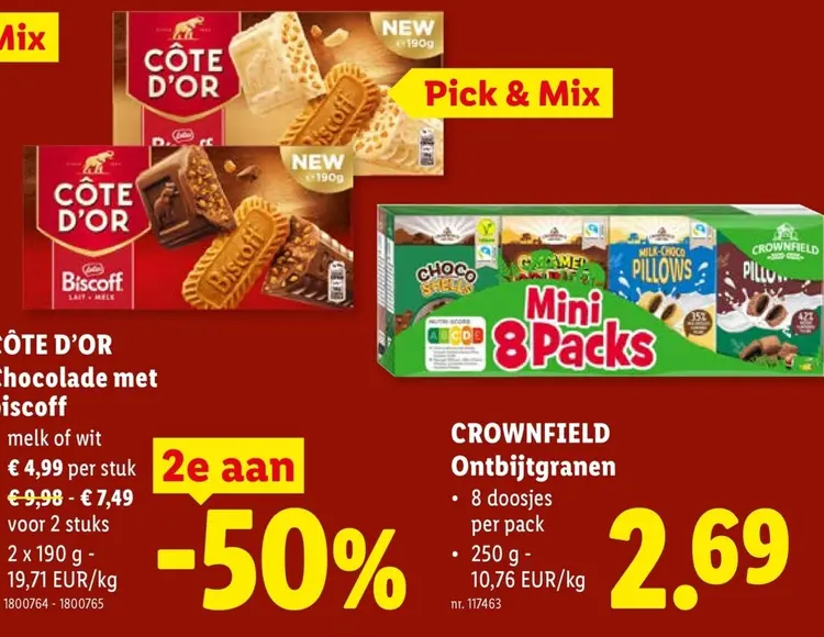 Promotie: Chocolade met Biscoff