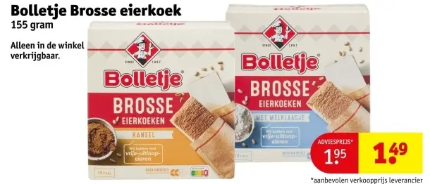 Aanbieding: Brosse eierkoek