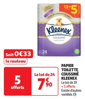 Aanbieding: PAPIER TOILETTE COUSSINÉ