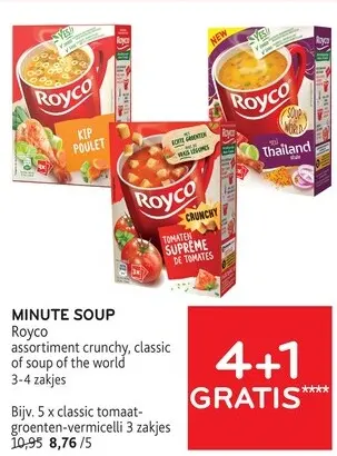 Promotie: Minute soup