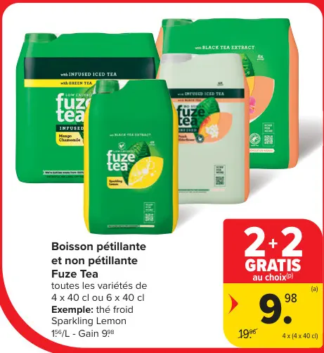 Offre: Fuze Tea