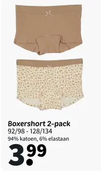 Aanbieding: Boxershort 2-pack