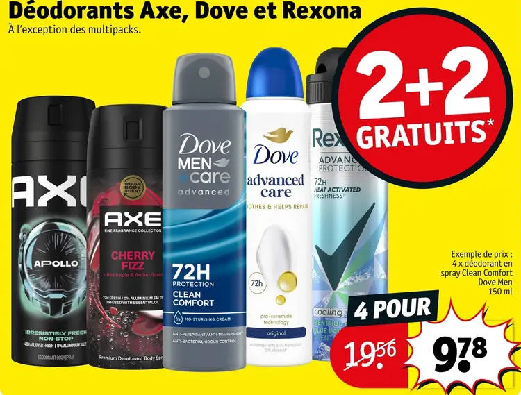 Offre: Déodorants