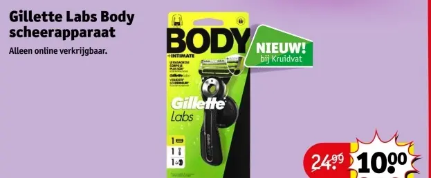 Aanbieding: Gillette Labs Body scheerapparaat