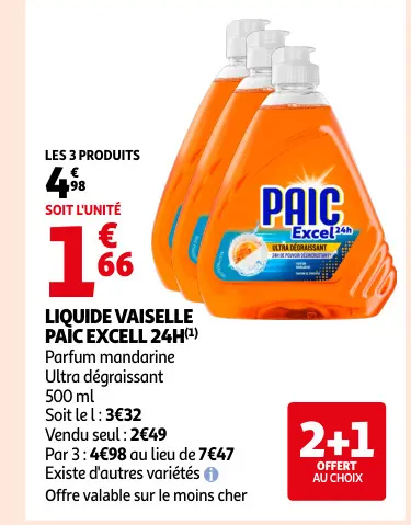 Promotie: Liquide vaisselle