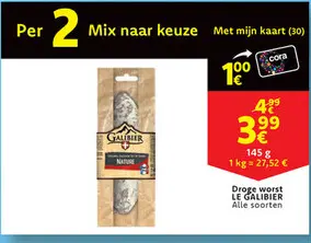 Aanbieding: Droge worst