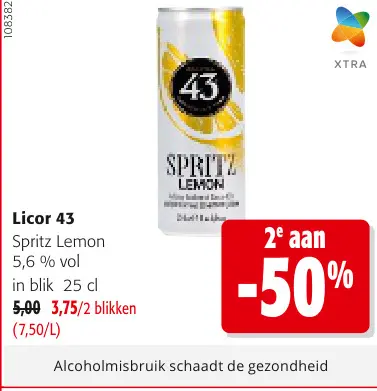 Promotie: Licor 43 Spritz Lemon