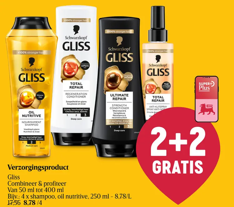 Promotie: Verzorgingsproduct Gliss