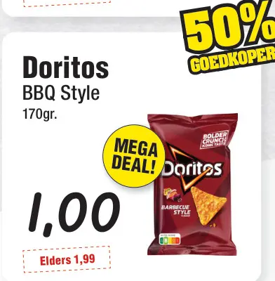 Aanbieding: Doritos BBQ Style