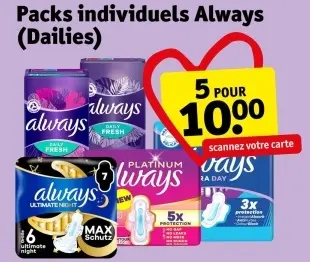 Offre: Packs individuels Always
