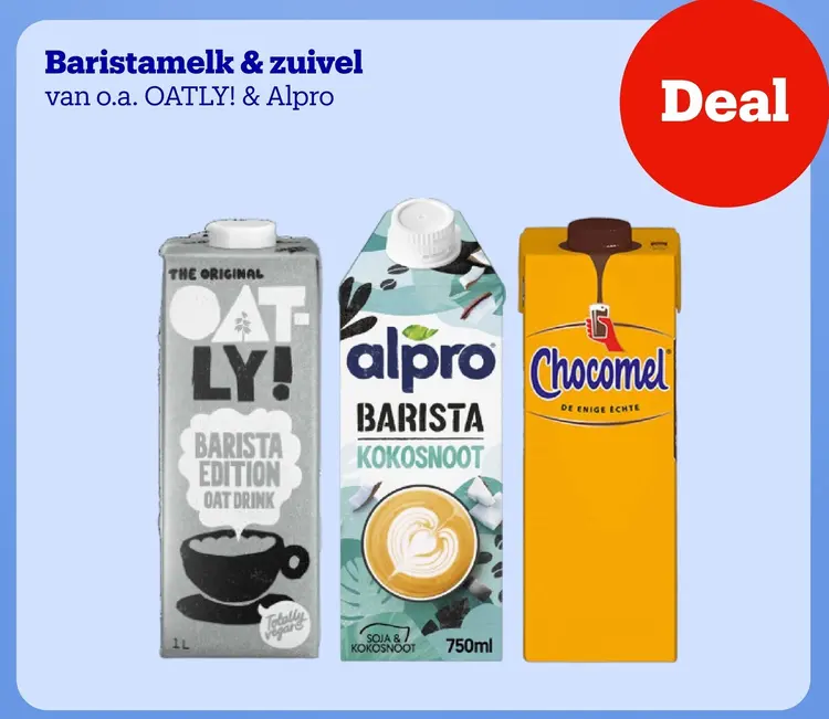 Aanbieding: Baristamelk & zuivel