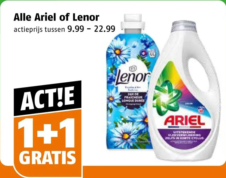 Aanbieding: Wasmiddel of wasverzachter