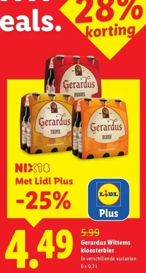 Aanbieding: Gerardus Wittems kloosterbier