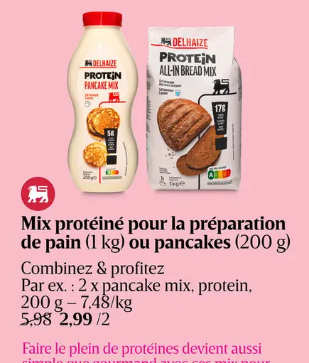 Offre: Mix protéiné pour la préparation de pain ou p