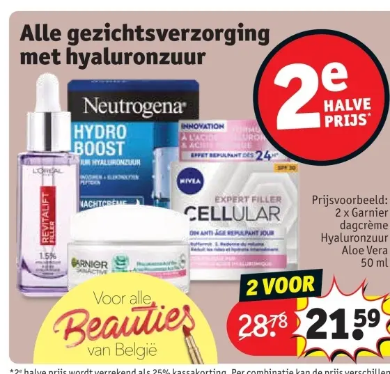 Promotie: Gezichtsverzorging met hyaluronzuur