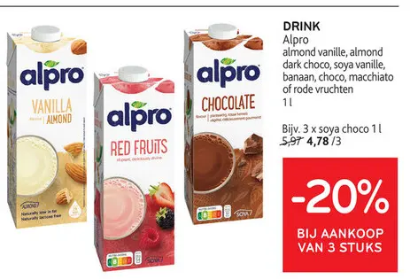 Promotie: Alpro drink