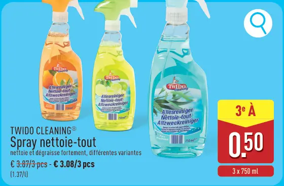 Offre: Spray nettoie-tout