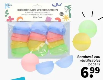 Offre: Bombes à eau réutilisables