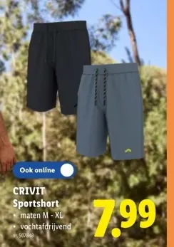 Promotie: Sportshort