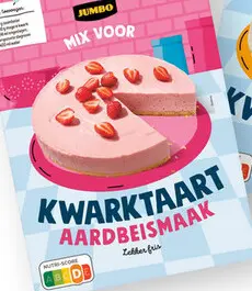 Aanbieding: Kwarktaart Aardbeismaak
