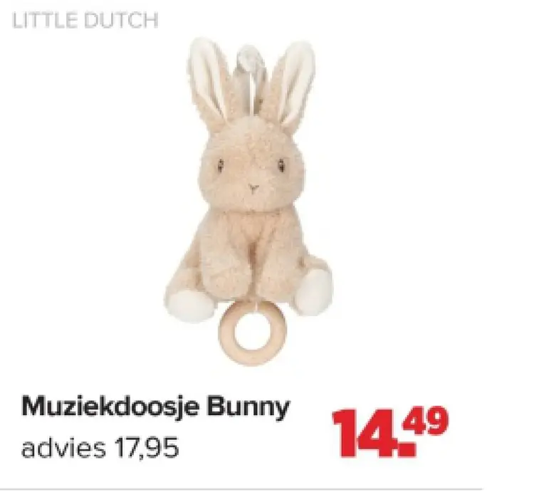 Promotie: Muziekdoosje Bunny