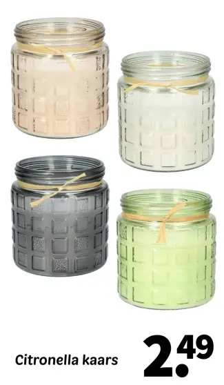 Aanbieding: Citronella kaars
