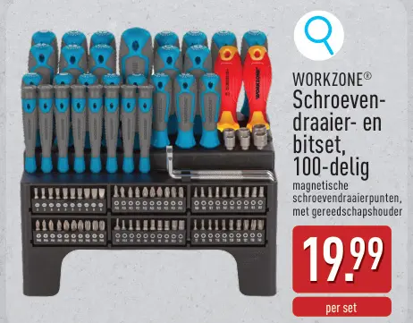 Promotie: Schroevendraaier- en bitset