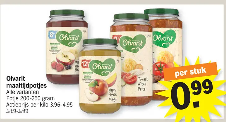 Aanbieding: maaltijdpotjes
