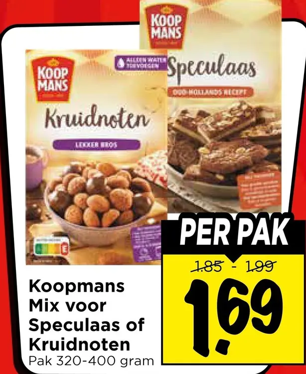 Aanbieding: Mix voor Speculaas of Kruidnoten