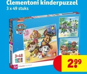 Promotie: Clementoni kinderpuzzel