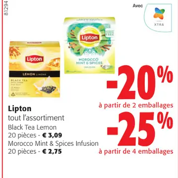 Offre: Lipton