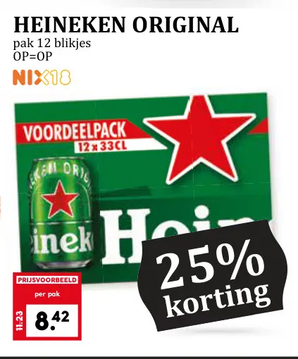 Aanbieding: Heineken original