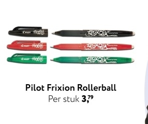 Aanbieding: Pilot Frixion Rollerball