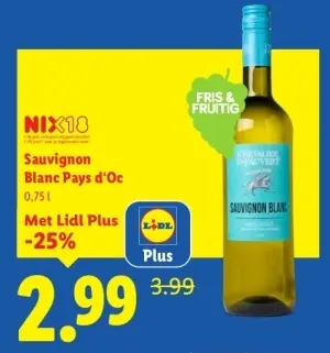 Aanbieding: Sauvignon Blanc Pays d'Oc