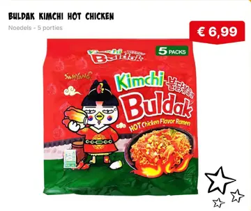 Aanbieding: Buldak kimchi hot chicken