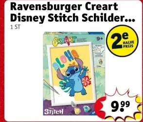 Promotie: Creart Disney Stitch Schilderen Op Nummer
