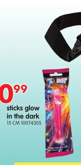 Promotie: Sticks glow in the dark