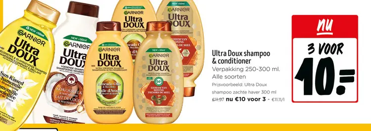 Promotie: Ultra Doux shampoo & conditioner