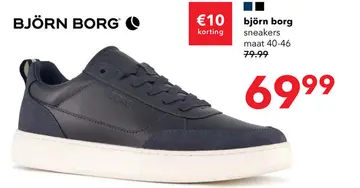 Aanbieding: Bjorn Borg heren sneakers blauw
