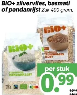 Aanbieding: Zilvervlies, basmati of pandanrijst