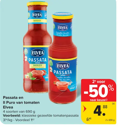Promotie: Passata en Il Puro van tomaten